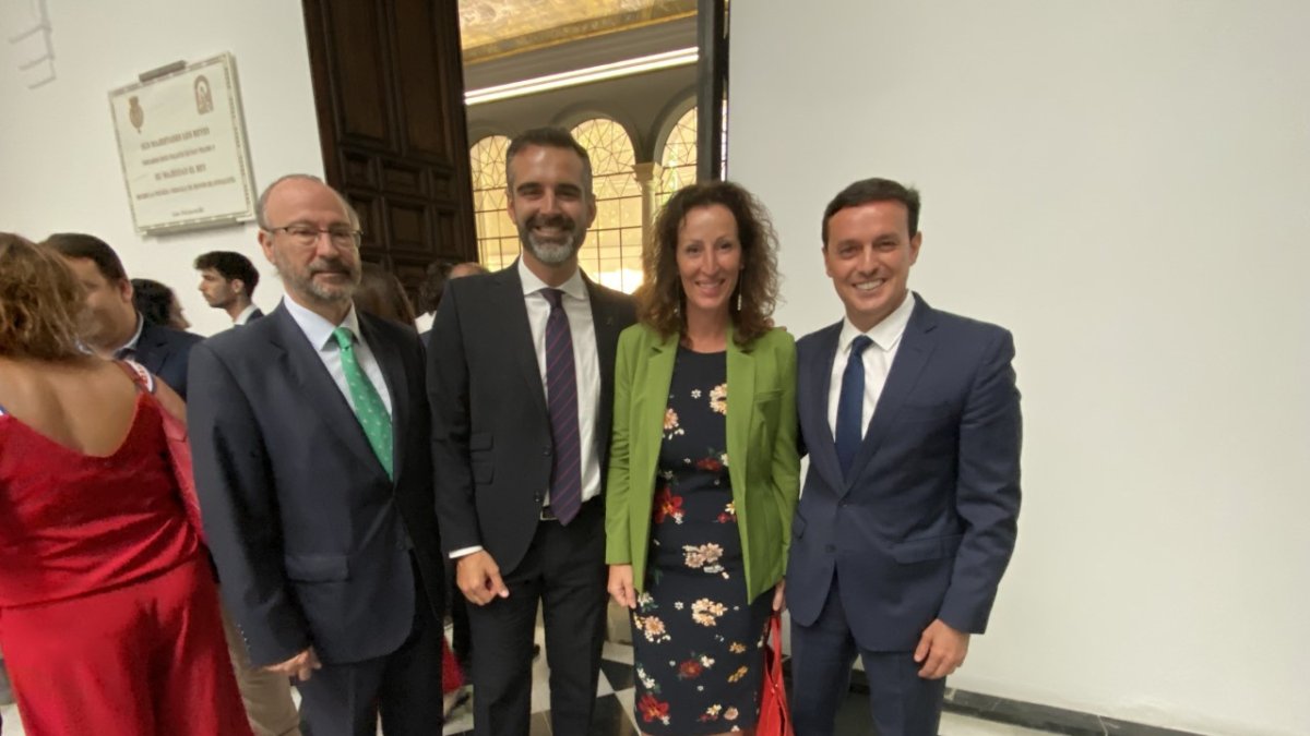 Luis Rogelio Rodíguez-Comendador, Ramón Fernández-Pacheco, María Vázquez y Javier Aureliano García.