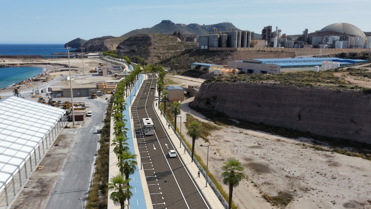 Vista de la ampliación Paseo Marítimo.