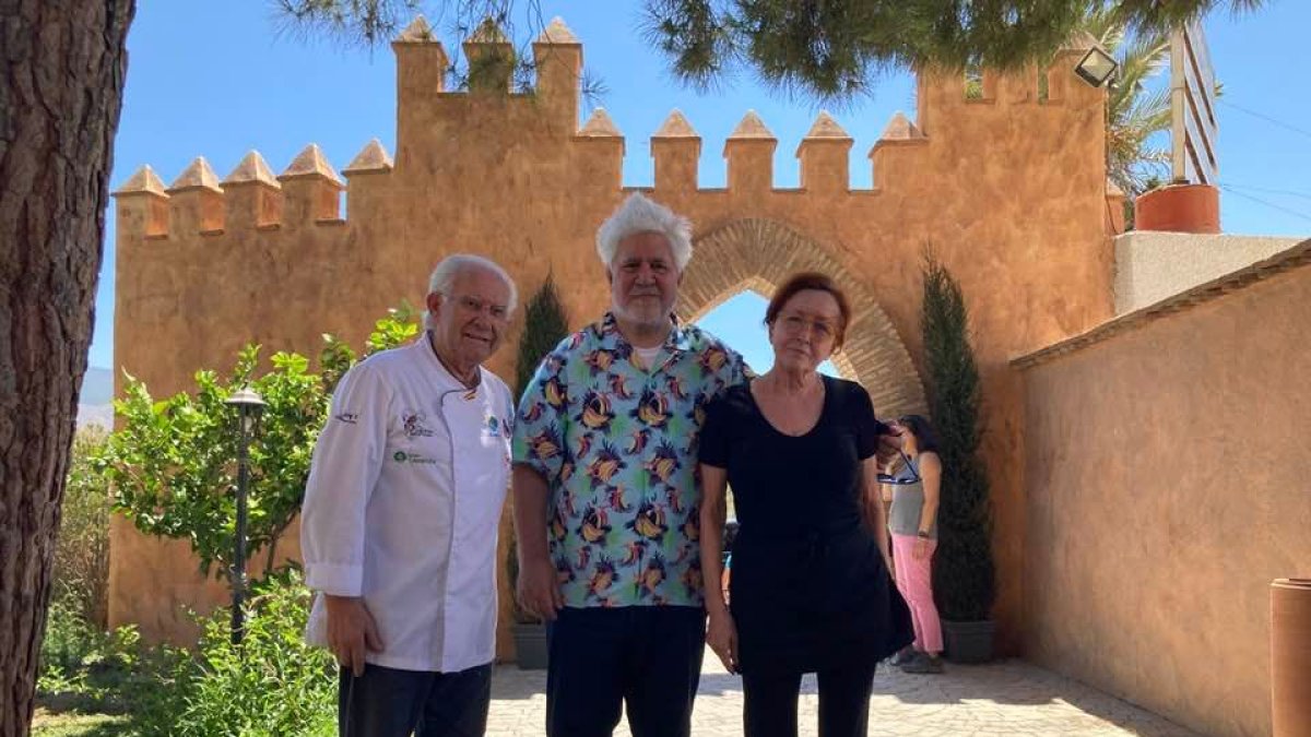 Pedro Almodóvar, en Almería.