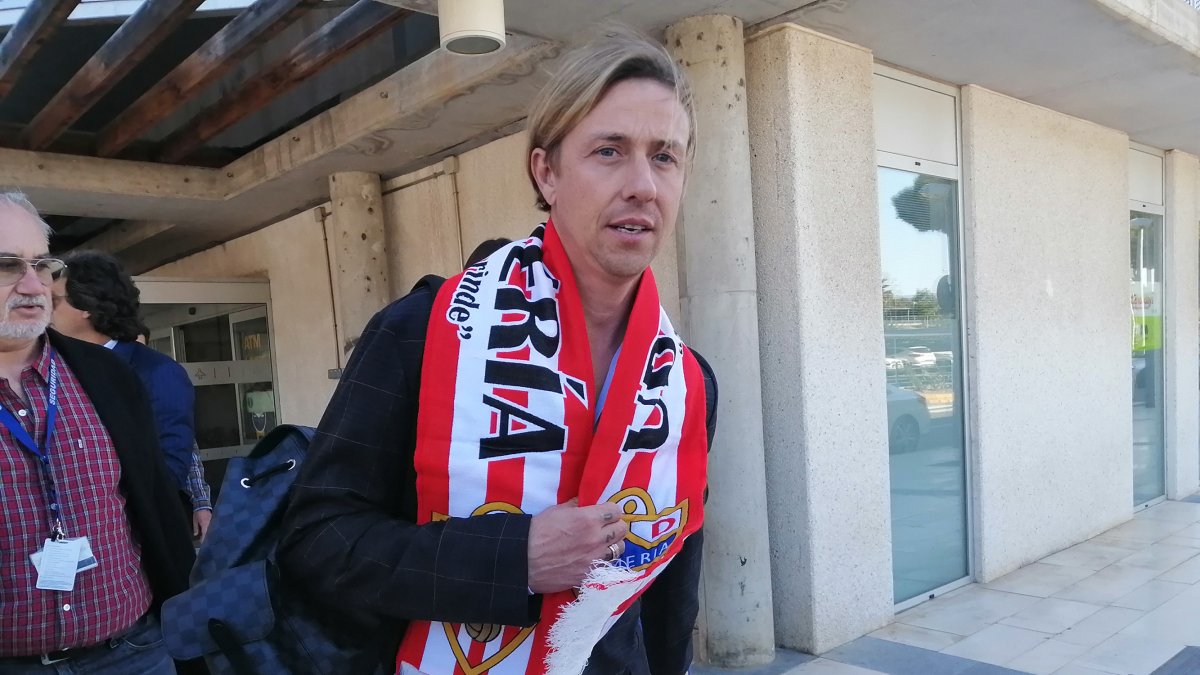 El día que llegó Guti a Almería.