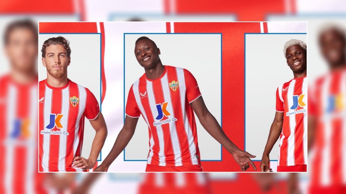 La camiseta rojiblanca para Primera División.