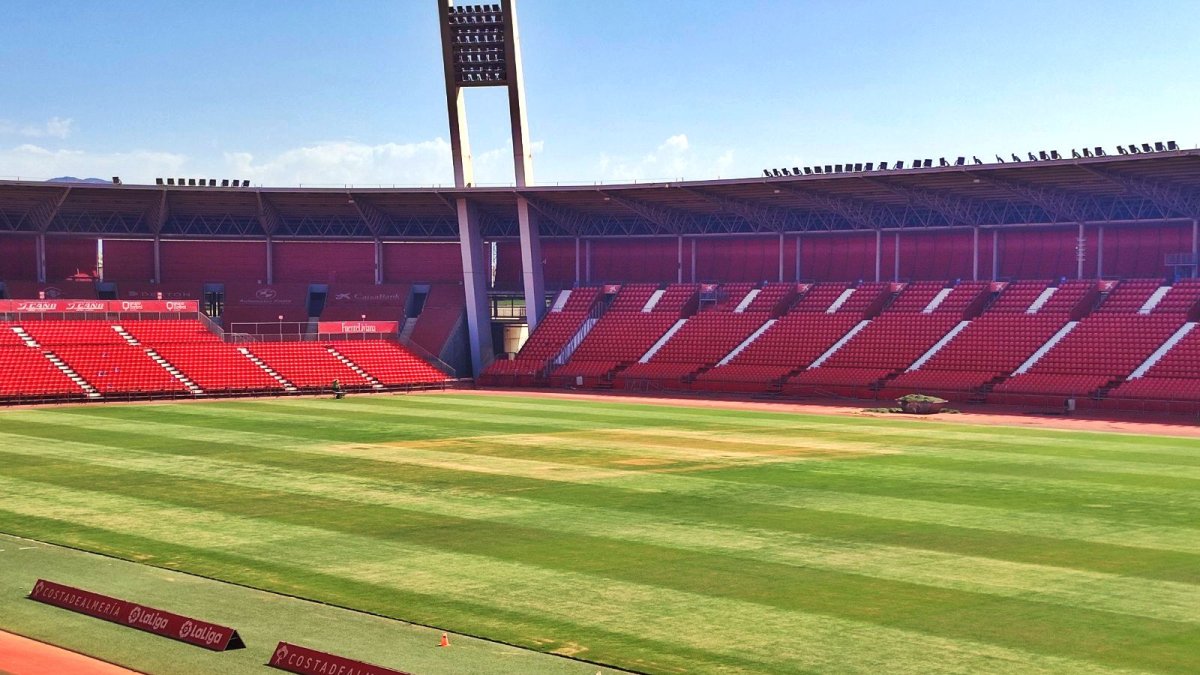 Así está el terreno de juego del Power Horse tras el concierto.