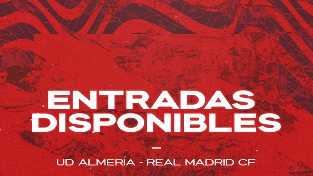 Entradas solamente disponibles online a partir del miércoles.