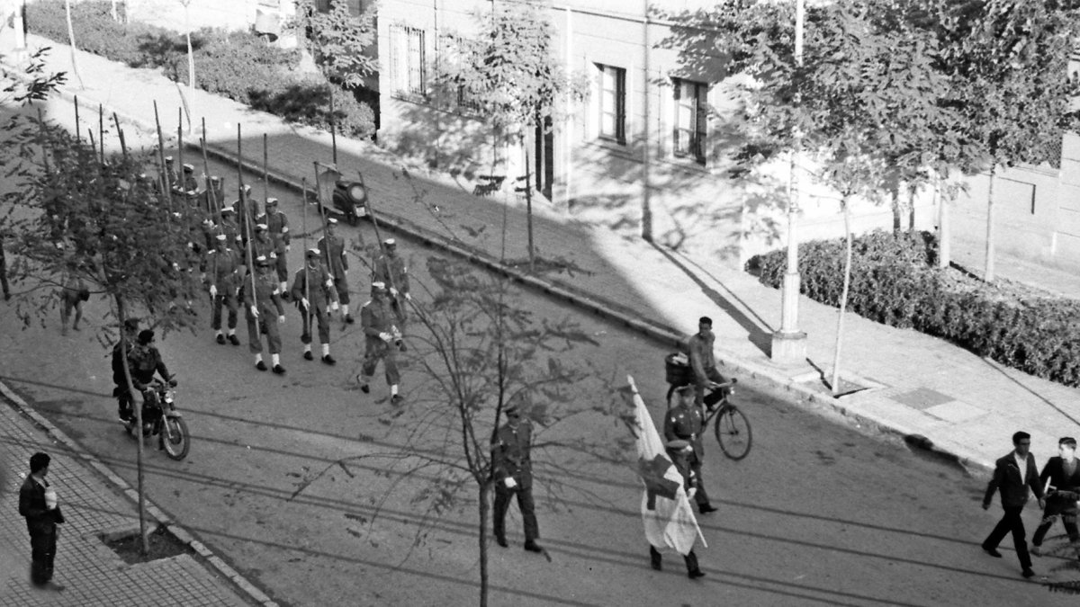 Uno de los desfiles habituales de la Cruz Roja.