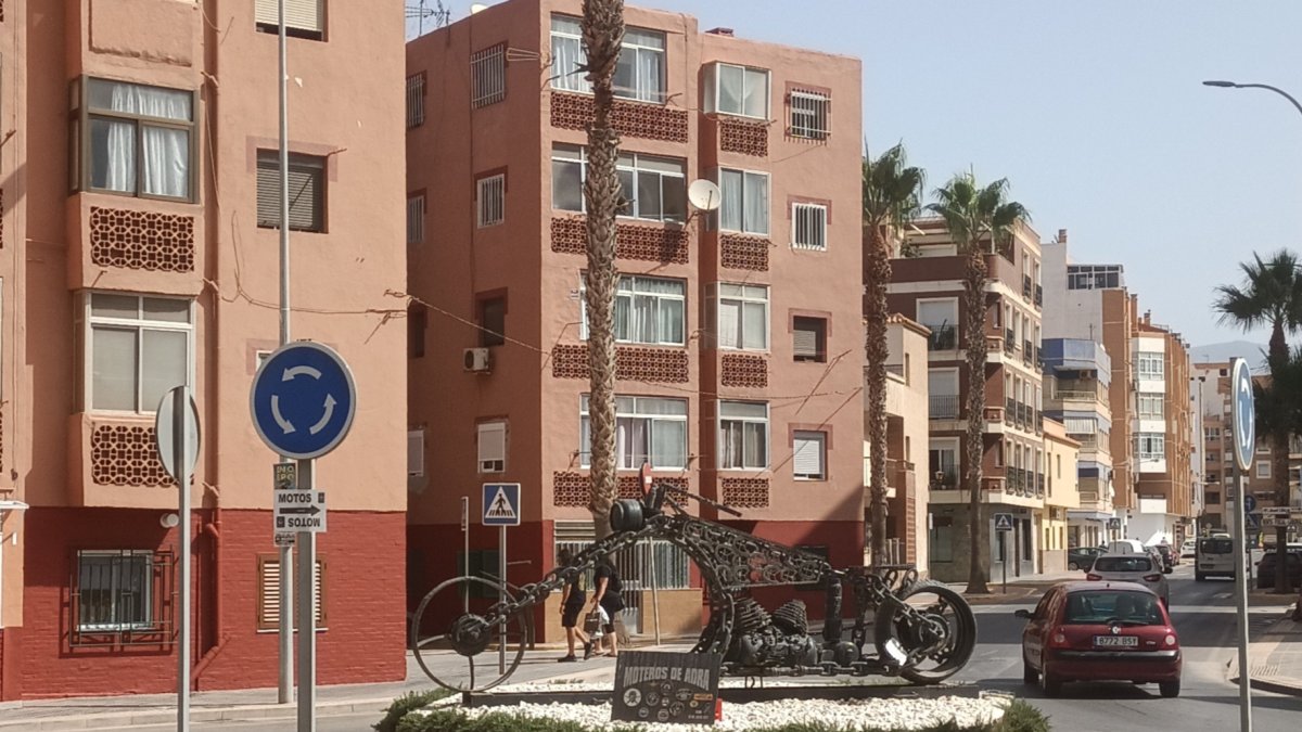 Rotonda de los Motoristas de Adra.