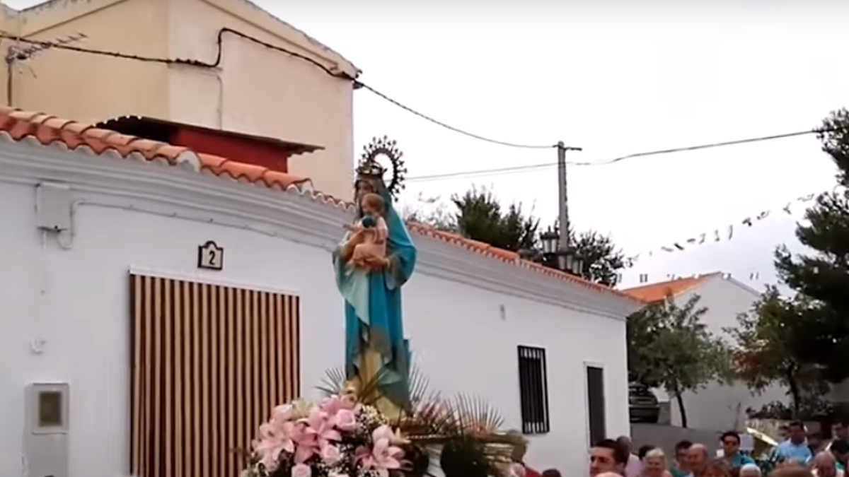 La patrona recorrerá en procesión las calles del municipio.