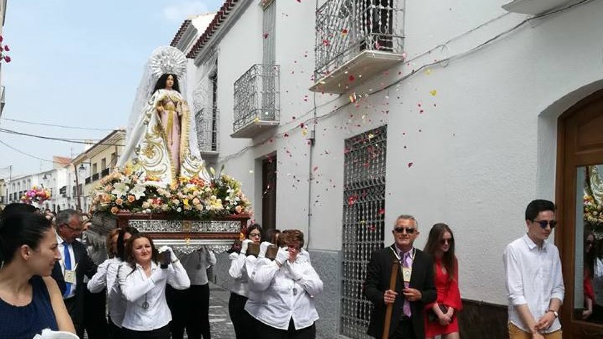 Imagen de archivo de la Hermandad de la Virgen de la Cabeza de Antas.