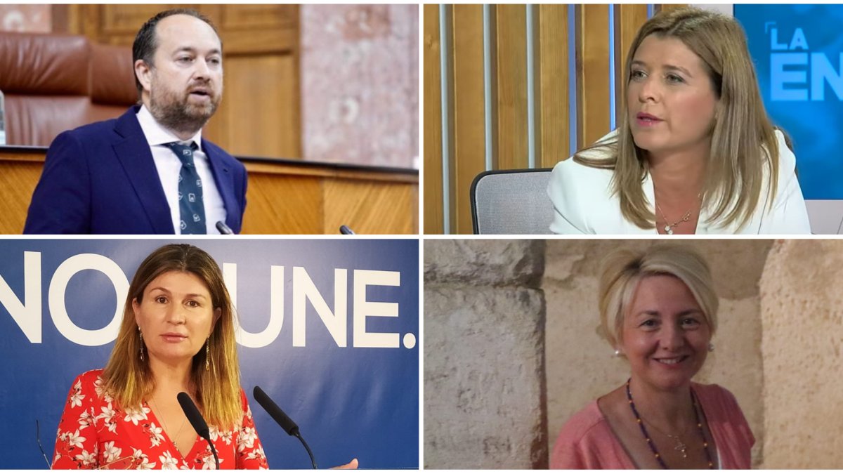 Desde la izquierda, Ramón Herrera, María del Mar Plaza, Rosalía Espinosa y Eloísa Cabrera.