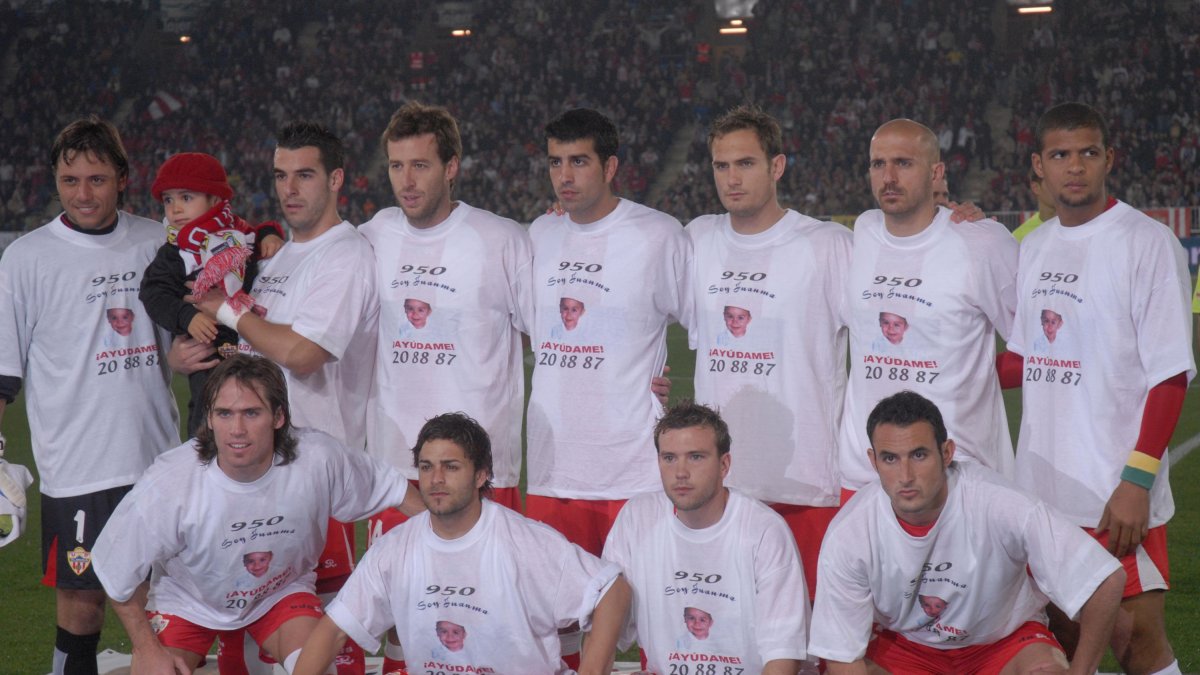 Son leyenda del fútbol almeriense.