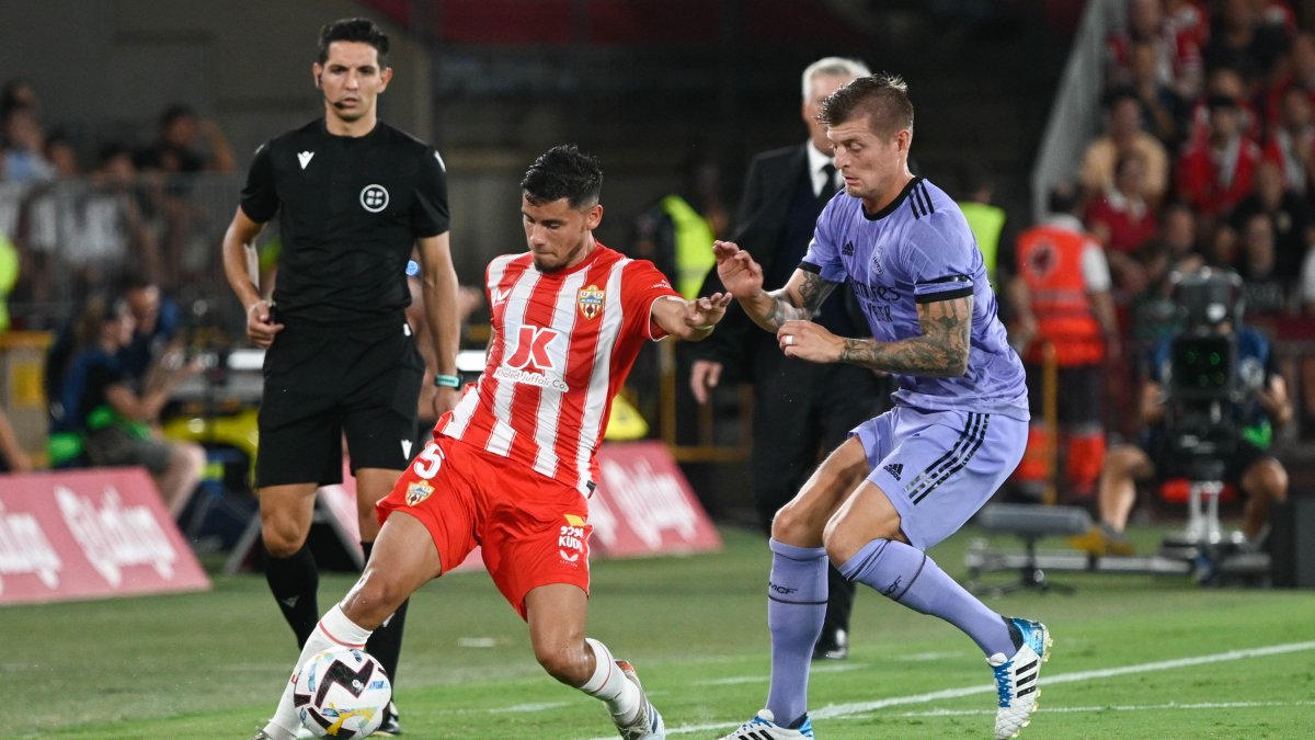 El argentino en el partido ante la Galaxia Blanca.