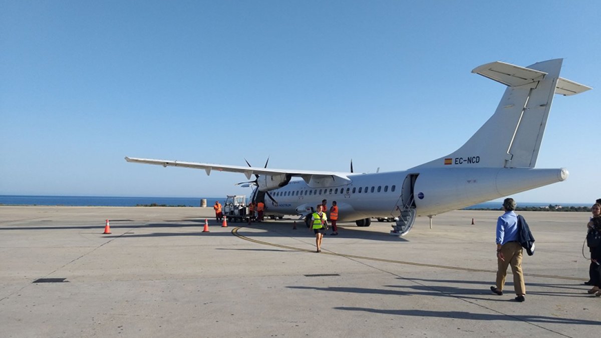 Imagen de archivo de uno de los aviones que cubre el trayecto.