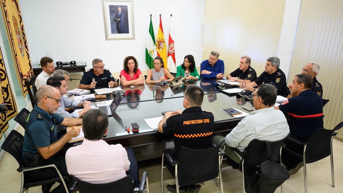 Reunión de la Junta Local de Seguridad de Almería