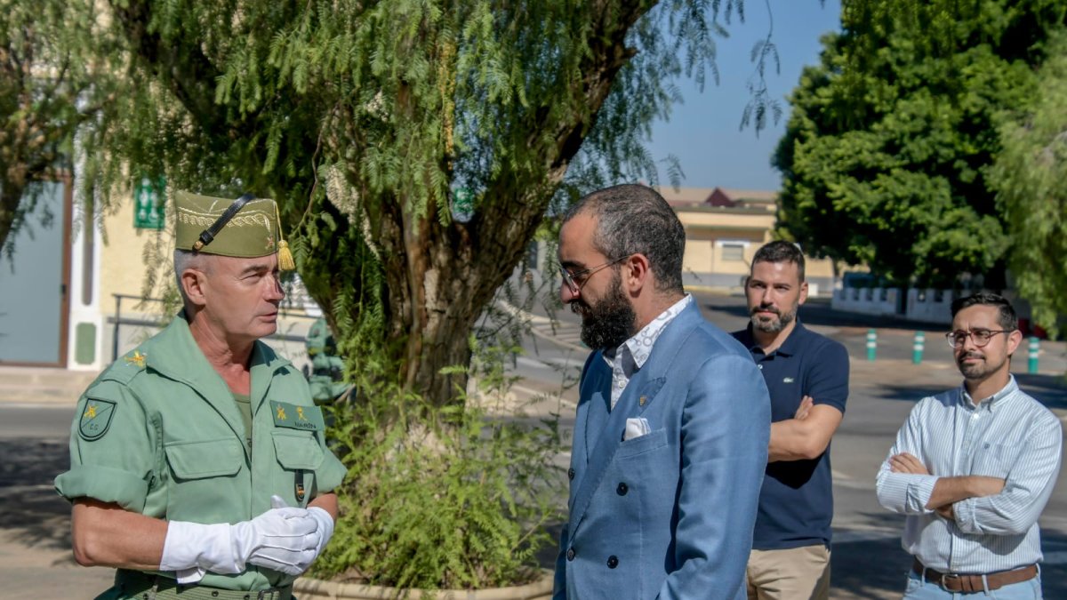 El general Marín y el CEO Mohamed El Assy