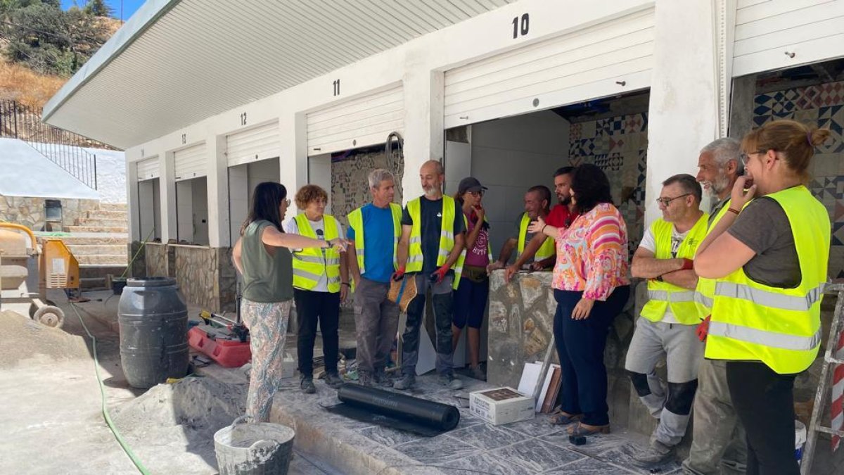 Obras del PFEA en Laujar de Andarax.