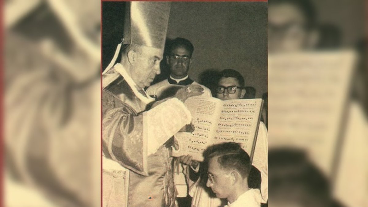 Ordenación sacerdotal de Alfonso Ródenas el 16 de junio de 1962.