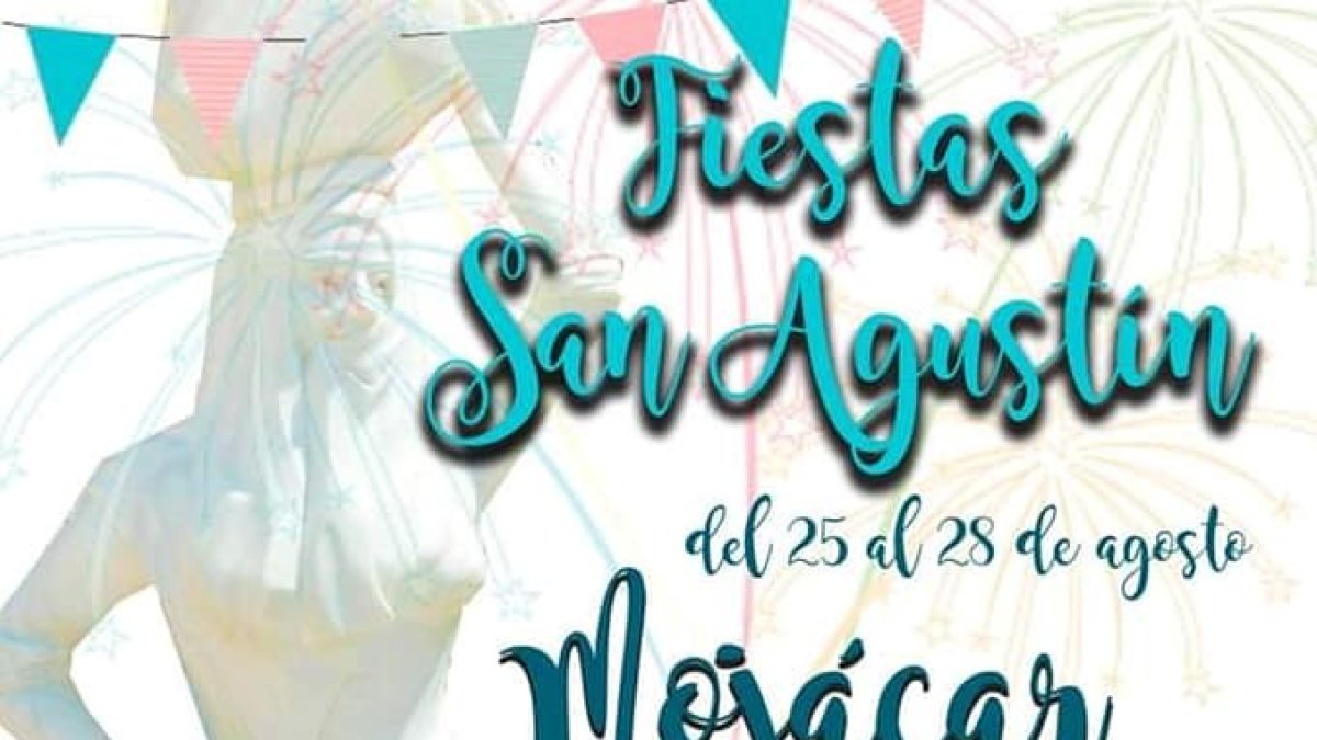 Detalle del cartel de las fiestas de San Agustín 2022