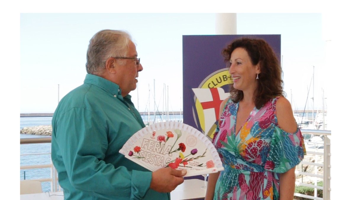 Antonio Felipe Rubio y María Vázquez, durante la entrevista.