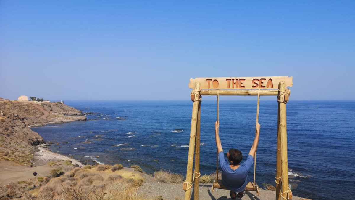 Imagen de archivo del mobiliario fotográfico ubicado en las playas de Cuevas del Almanzora.