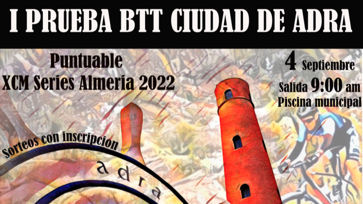 Cartel de la nueva carrera abderitana.