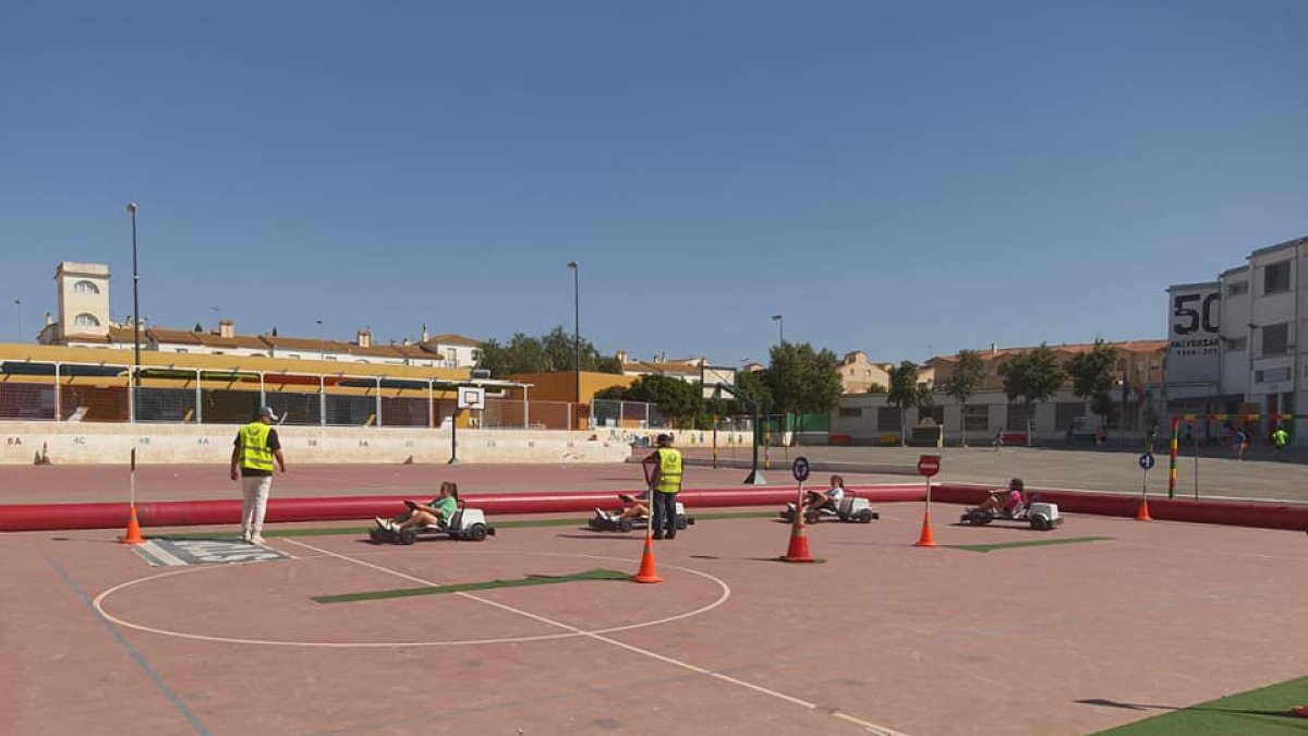 Pistas deportivas del CEIP Virgen del Saliente de Albox.