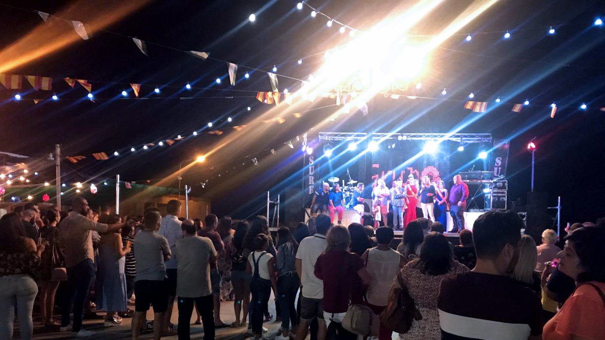 Los nietos abren sus fiestas en honor a la Virgen de Fátima.