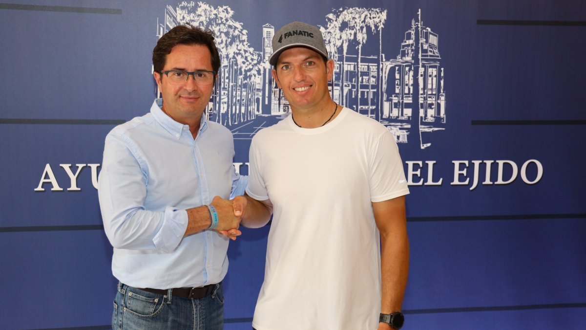 Francisco Góngora con Víctor Fernández.