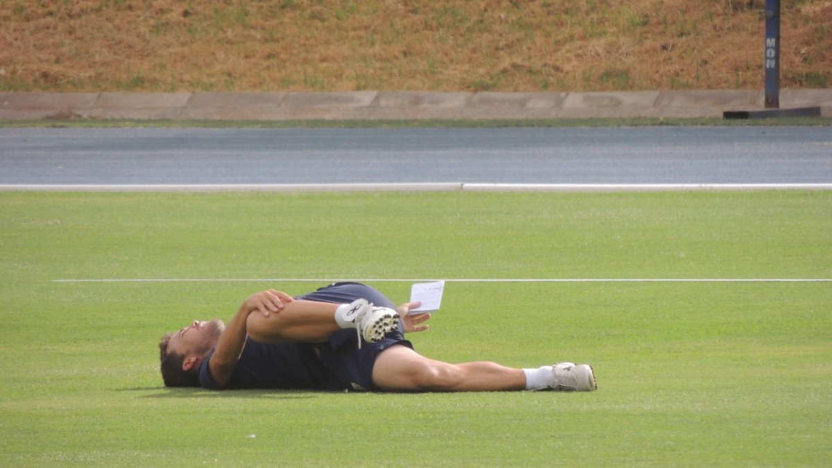 Rubi no se duerme en los entrenamientos.