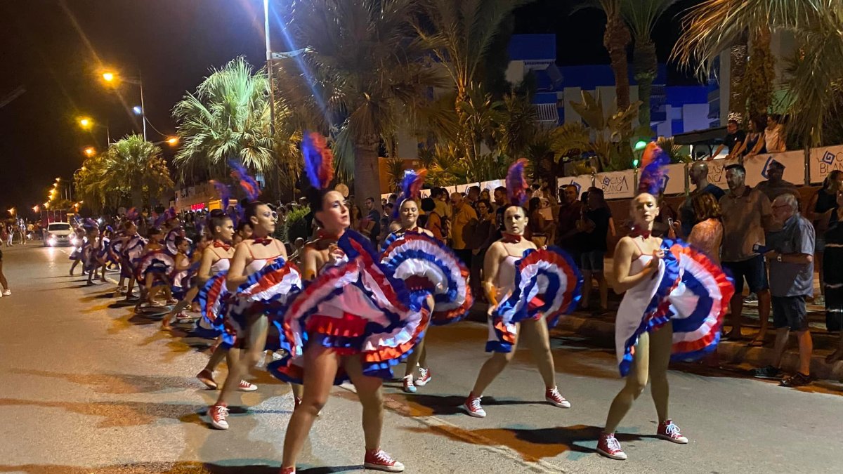 Participantes este año en el Carnaval de Verano de San Juan de los Terreros.