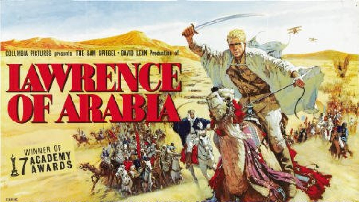 Cartel de la película Lawrence de Arabia.