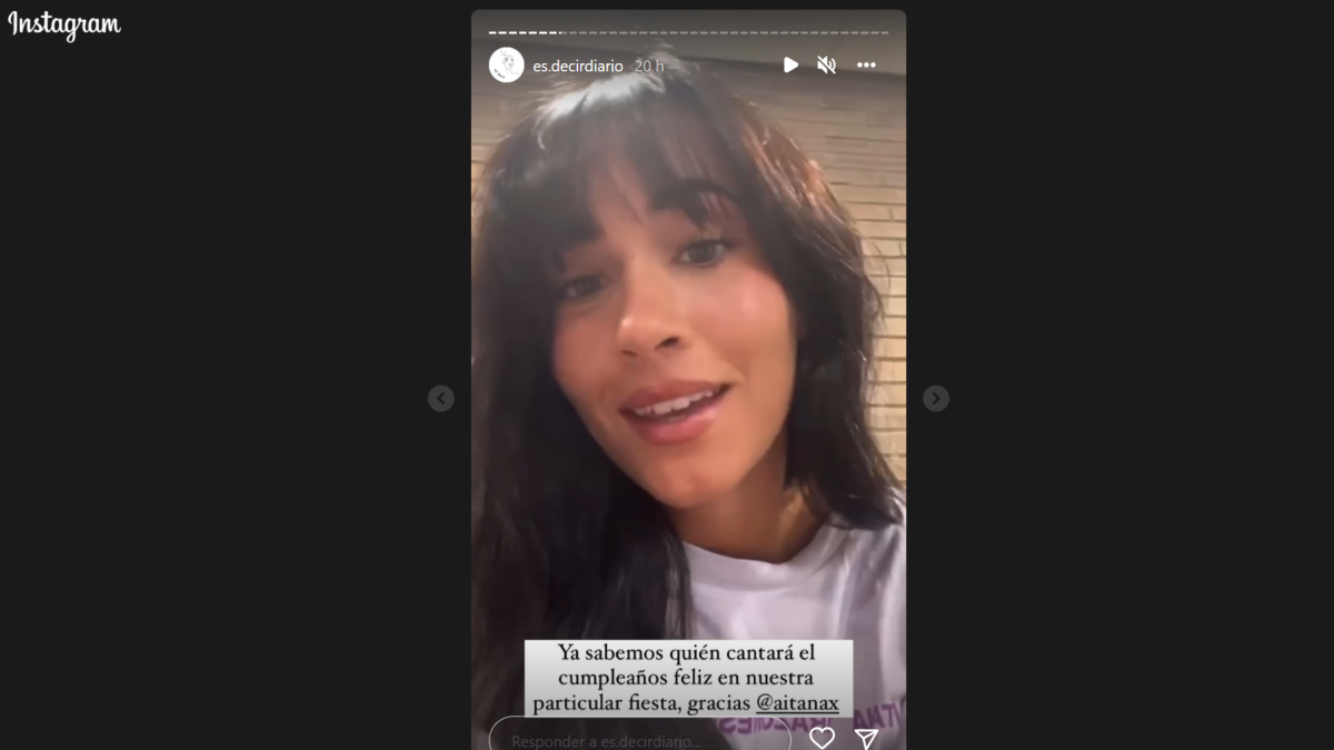 La cantante Aitana ha sido una de las personas que ha participado en la iniciativa.