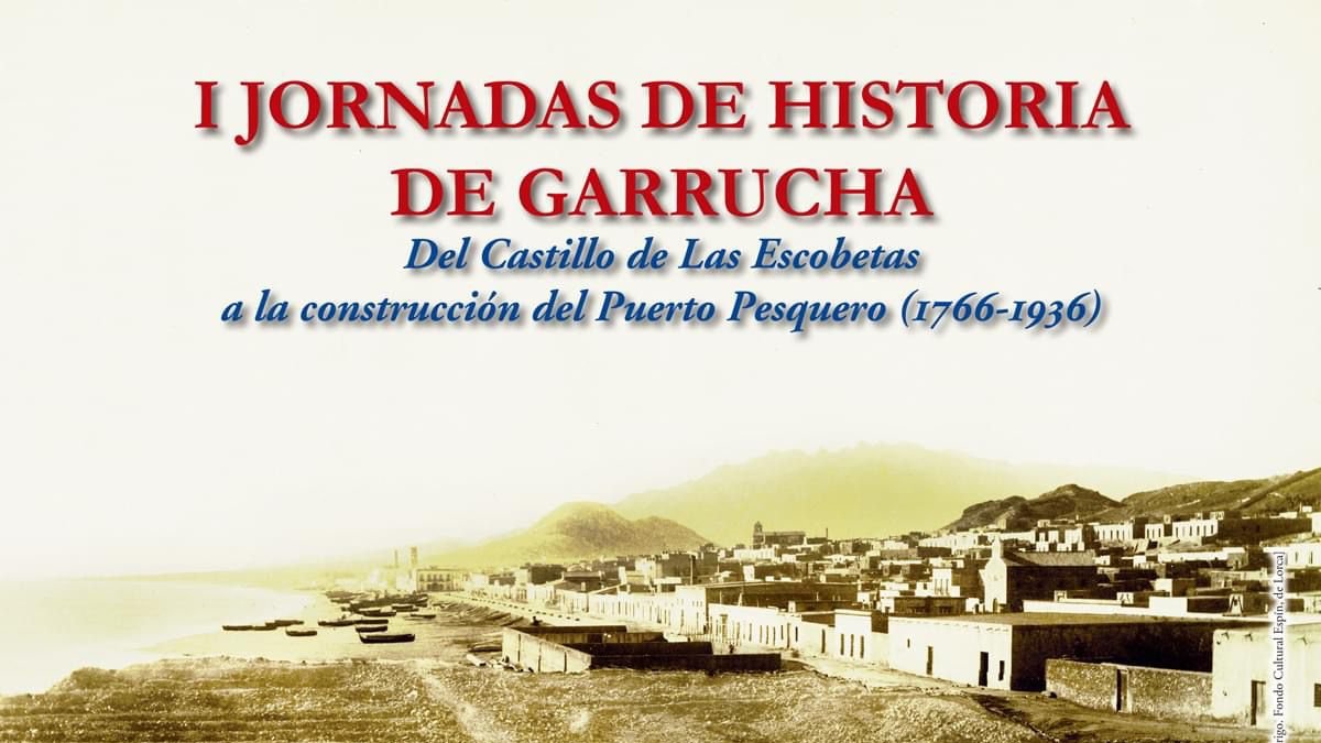 Detalle del cartel de la I Jornada de Historia de Garrucha.