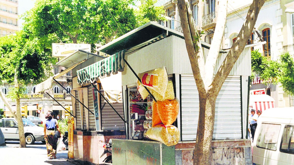 Un kiosko de la capital.