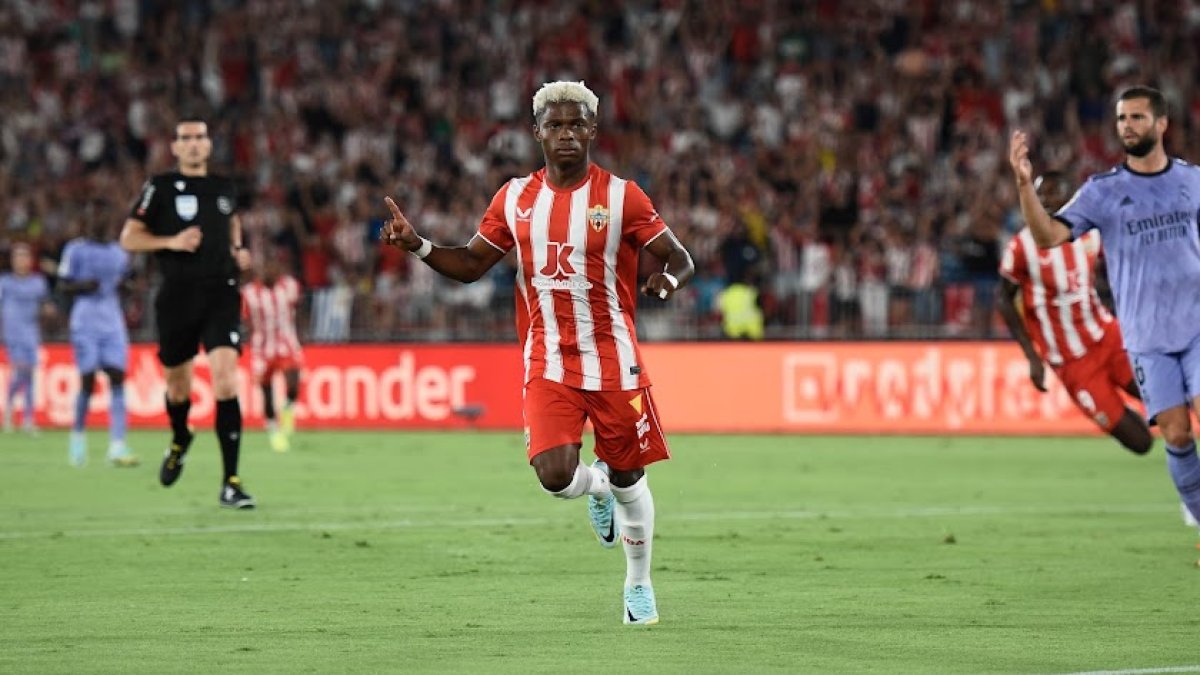 Ramazani, en el partido frente al Real Madrid.