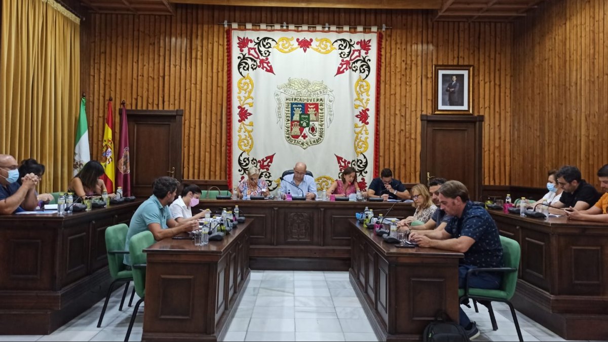 Un momento del Pleno celebrado en Huércal-Overa.