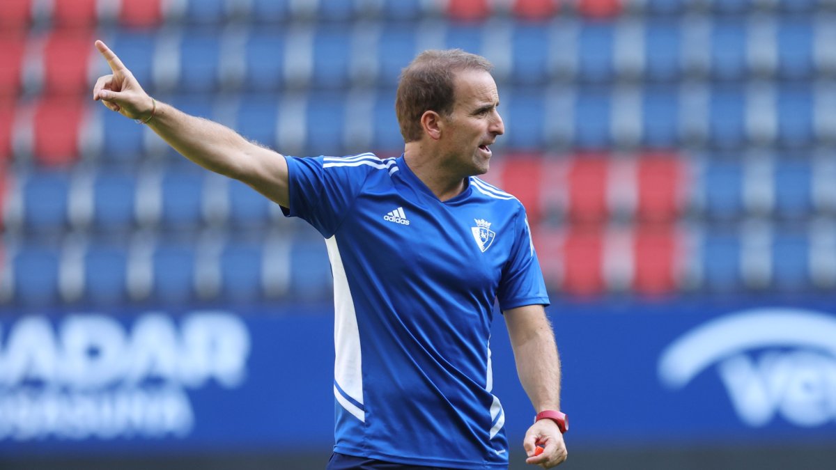 Arrasate en el último entrenamiento antes de visitar al Almería.