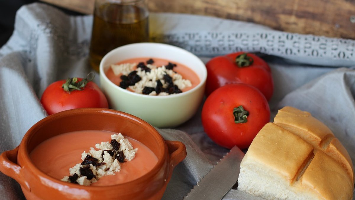 Salmorejo para almorzar.