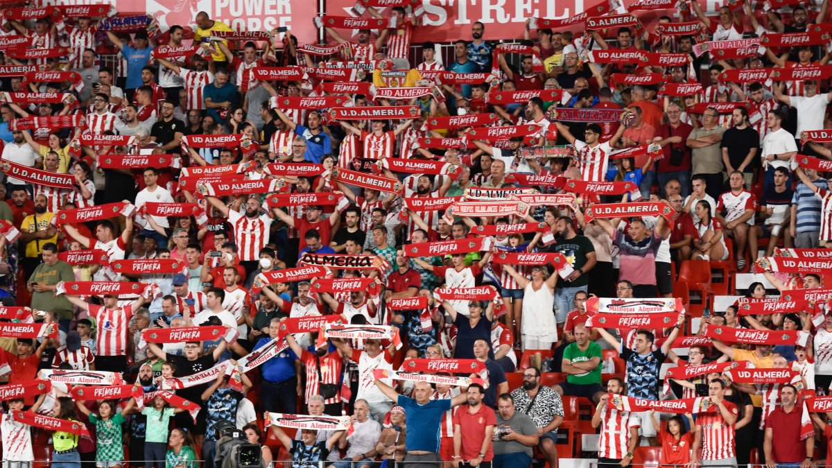 Bufandeo antes del partido.