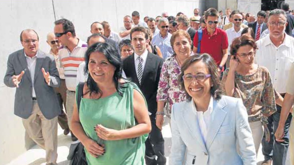 Acto de inauguración de la desaladora en 2011.
