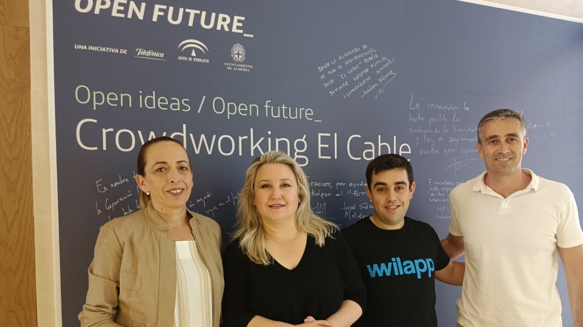 Diana Melero, Aurora Cerdán, Andrés Martínez y Francisco Linares