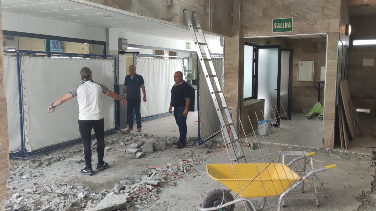 Ampliación de la sala fitness del Centro Deportivo de Huércal-Overa.