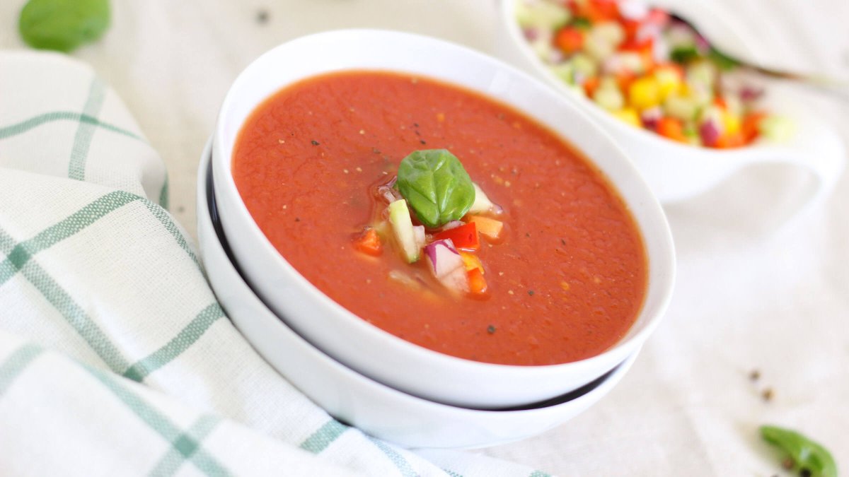Gazpacho para la cena.