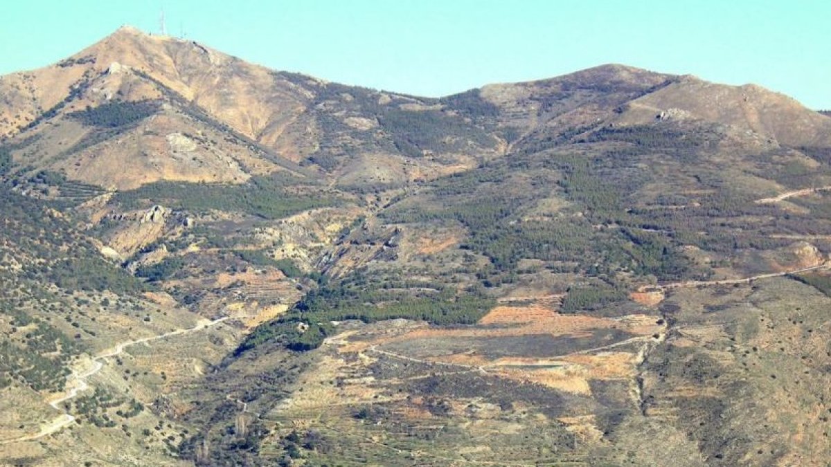 Imagen de archivo de la Sierra de Bacares.