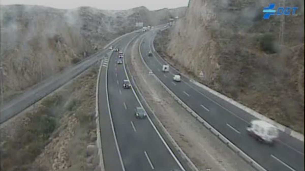 Captura de una de las cámaras instaladas en la A7.