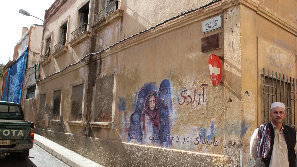 El centro de Almería, convertido en Afganistán.