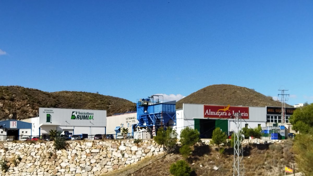 Imagen del polígono industrial de Lubrín.