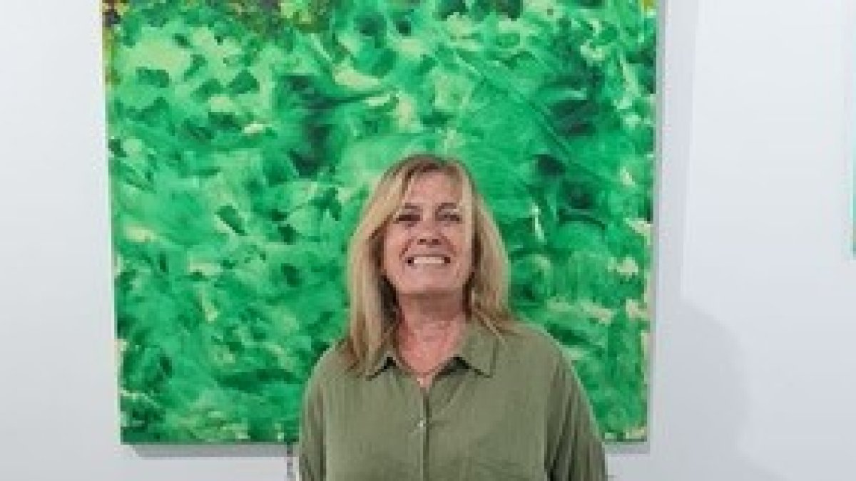 María José González, artista zamorana.