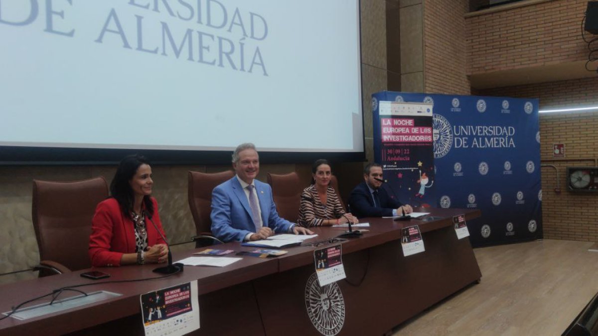 Imagen de la presentación de La Noche Europea de los Investigadores.