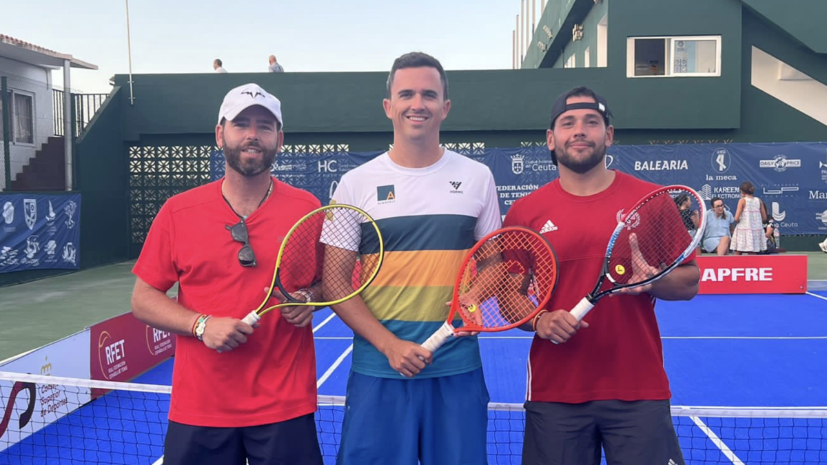 Los tres almerienses que han brillado en el Torneo Internacional de Touchtennis.