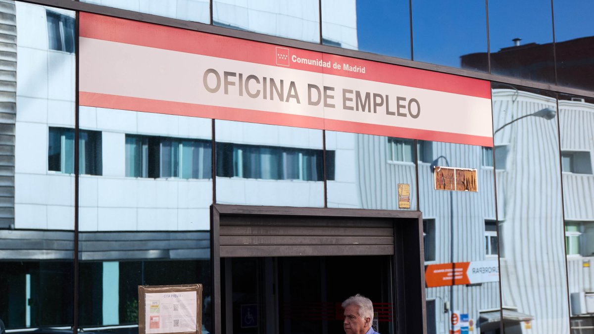 Imagen de archivo de una Oficina de Empleo.