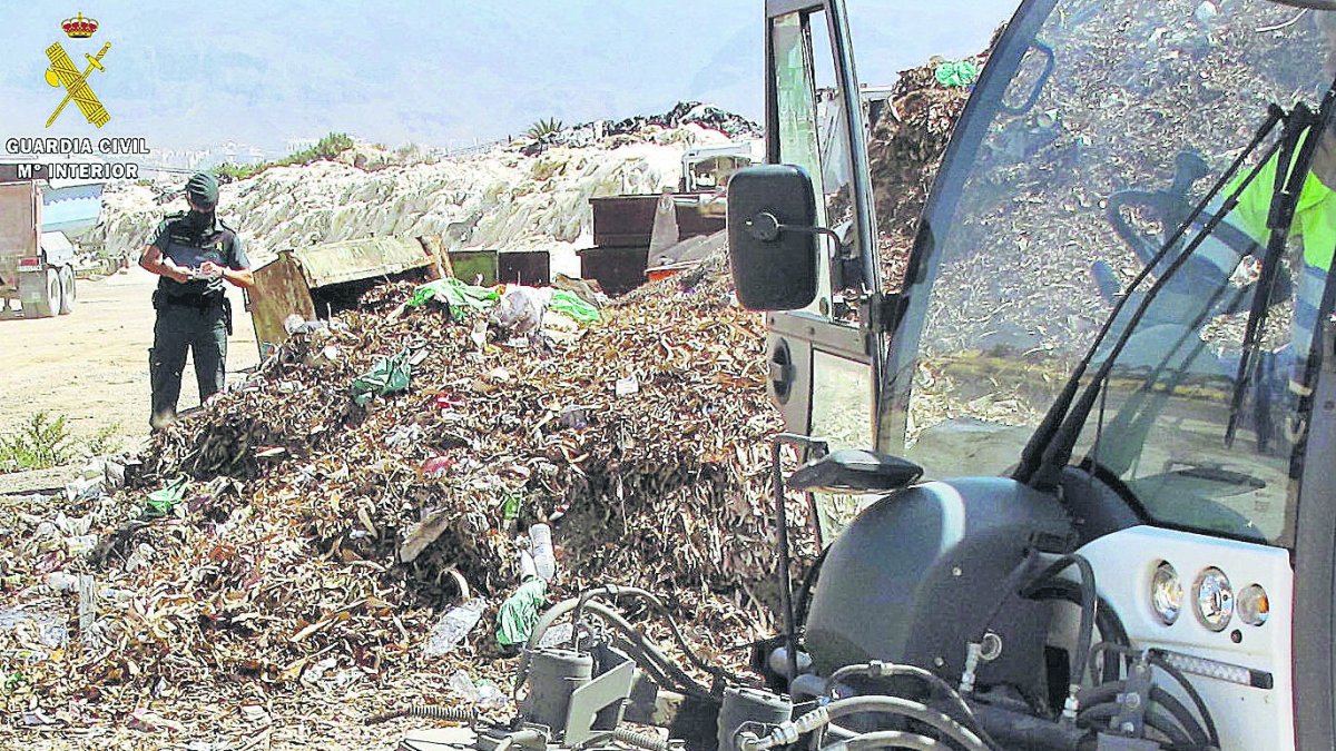 Inspección en la finca en Roquetas de Mar.